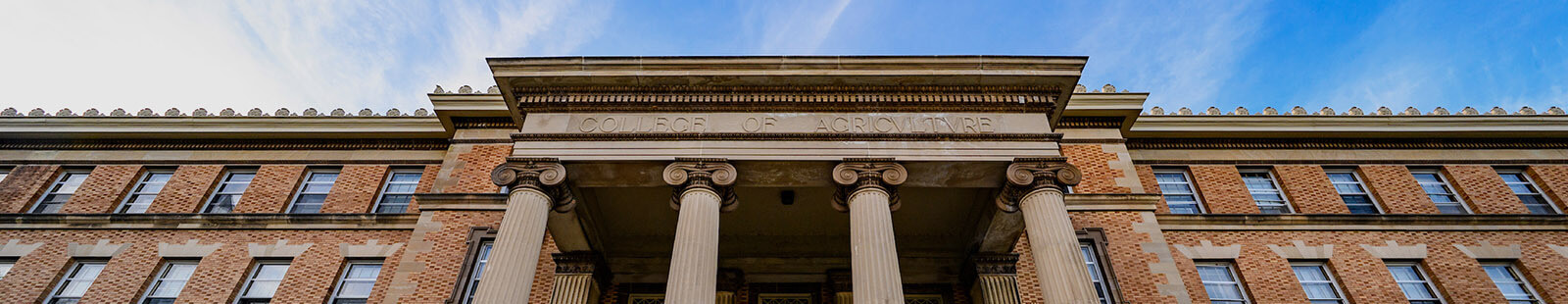 Facade of the College of Agriculture Building on UW–Madison campus