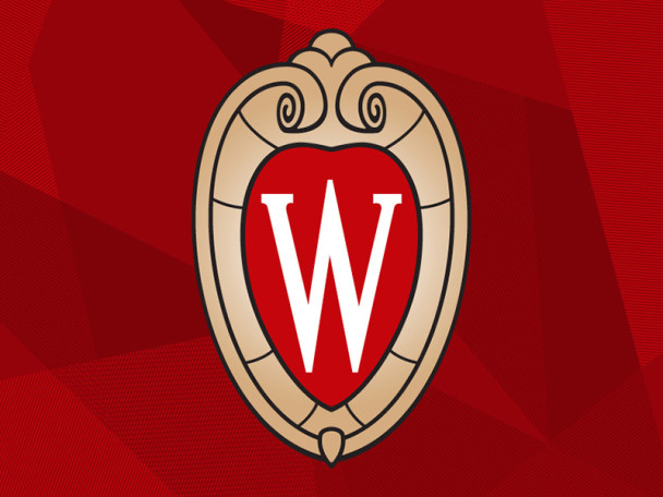 W crest on red background