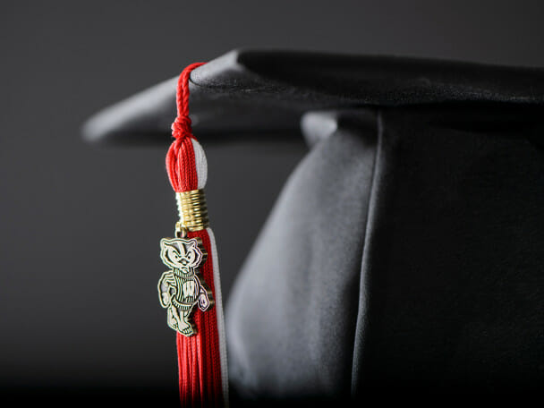 graduation tassel with a pendant
